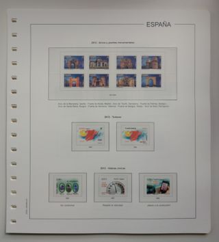 SUPLEMENTO EDIFIL 2012 SELLOS ESPAÑA ESTCH.TRANSP.