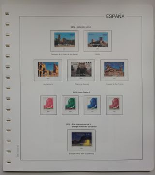 SUPLEMENTO EDIFIL 2012 SELLOS ESPAÑA ESTCH.TRANSP.