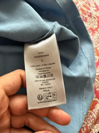 Camiseta Dior CD Azul