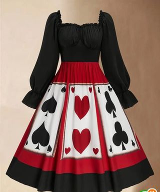 Disfraz Reina de Corazones Talla S