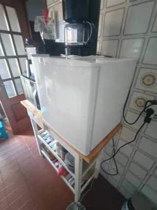 Frigorífico pequeño blanco Ikea Tillreda.