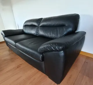 Sofá de símil piel 3 plazas