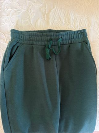 Pantalón jogger chándal verde
