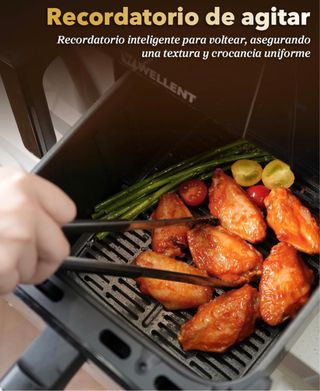 Freidora de Aire Doble Cesta 2600W SIN ABRIR