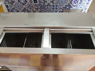 Arca frigorífica em aço inoxidável