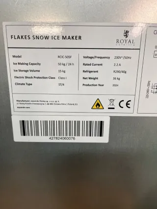 Máquina de Hielo Royal Catering