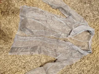 Camisa transparente gris