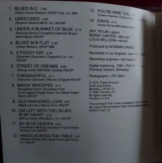 Art Tatum Group Masterpieces Vol. One Jazz CD