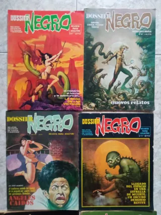 15 COMICS TERROR DOSSIER NEGRO INCLUYE ESPECIAL