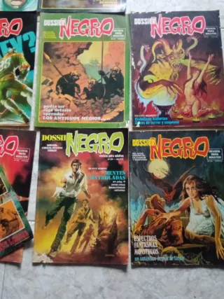 15 COMICS TERROR DOSSIER NEGRO INCLUYE ESPECIAL
