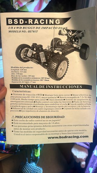 Buggy 4WD Radio Control BSD Racing