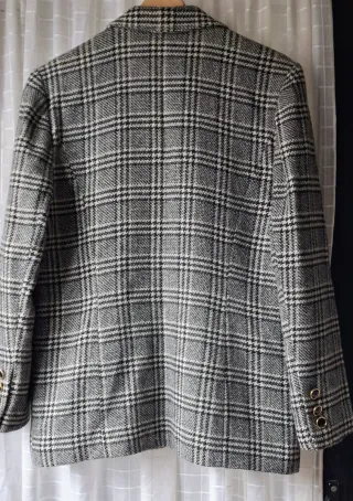 Blazer Vintage Cuadros Príncipe de Gales