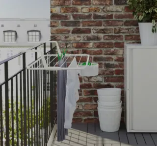 Tendedero grande Blanco Interior/Exterior