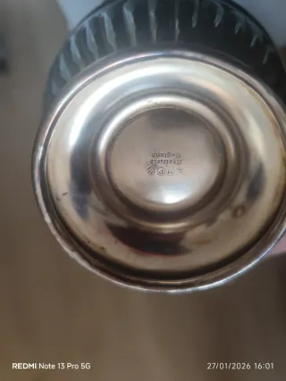 Juego de té antiguo metal plateado