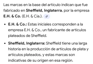 Juego de té antiguo metal plateado