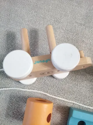 Tren de madera Janod con animales