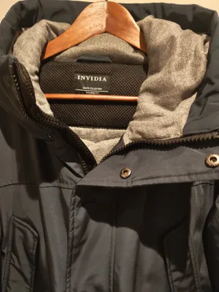 Chaqueta Parka Invidia Azul/Gris