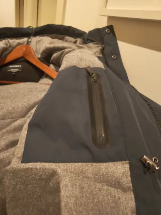Chaqueta Parka Invidia Azul/Gris