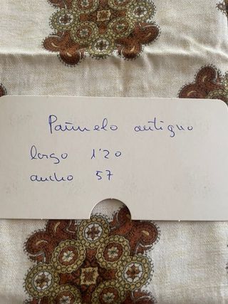 Pañuelo antiguo estampado regional