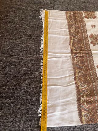 Pañuelo antiguo estampado regional