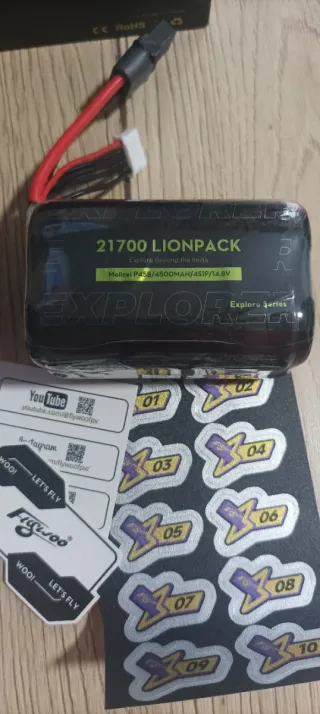 Batería Flywoo Explorer Lionpack 21700