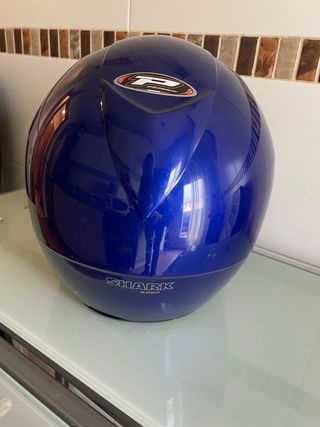 Casco de Moto Azul Shark