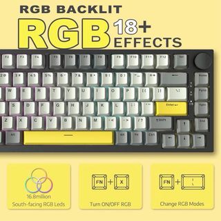 Teclado Mecánico AJAZZ AK820 75% TKL