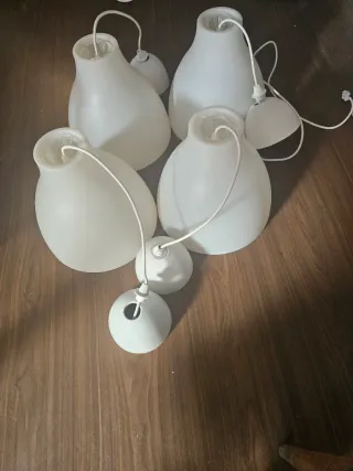 4 Lámparas Colgantes IKEA 29cm