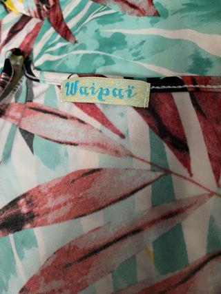 Vestido estampado tropical