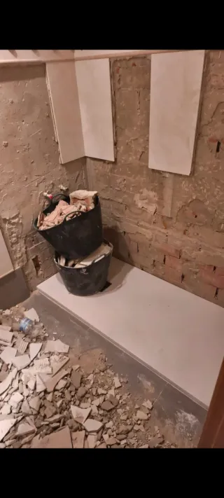 Cambio de plato de ducha