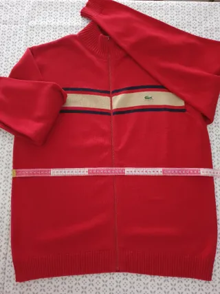 Jersey Lacoste Rojo Rayas