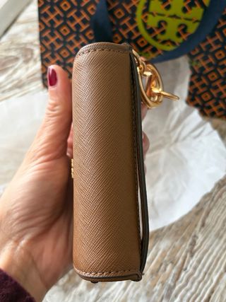 Cartera/Monedero Tory Burch Marrón Dorado