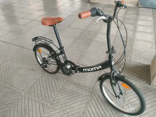 Bicicleta Moma Plegable Negra.Nueva
