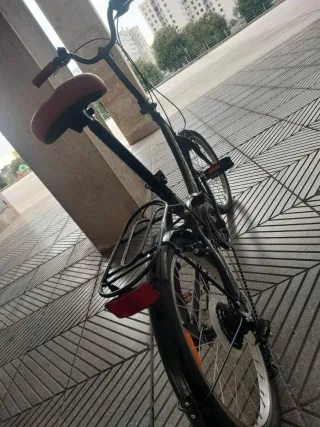 Bicicleta Moma Plegable Negra.Nueva