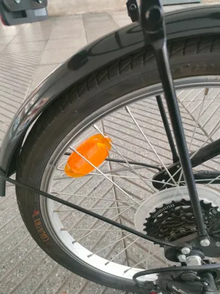 Bicicleta Moma Plegable Negra.Nueva