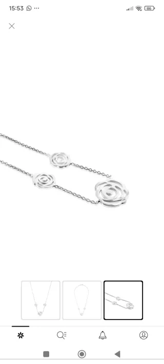 Collar Tous Plata Rosas