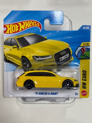 Hot Wheels '17 Audi RS 6 Avant Giallo