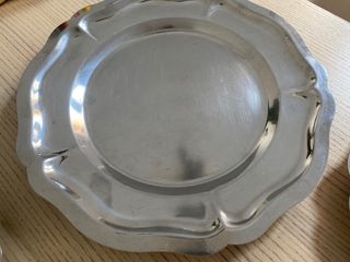 Lote bandejas vintage acero inoxidable