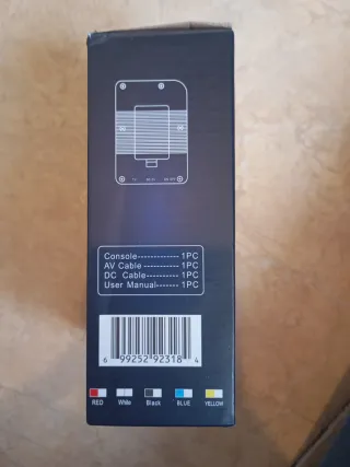 Consola de juegos 2D verde agua