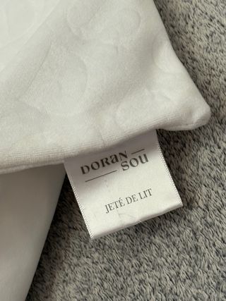 Manta blanca - plaid cama/sofa