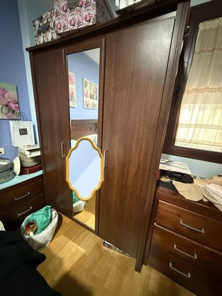 Armario 3 puertas madera IKEA