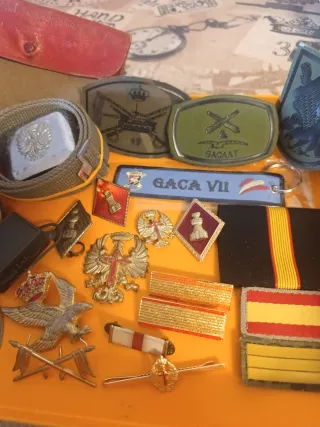 Lote Artículos Militares Españoles