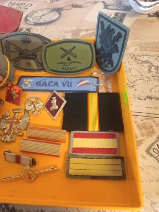Lote Artículos Militares Españoles