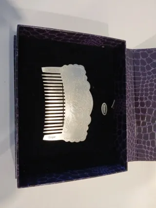 Peineta Huertana Plata Niña