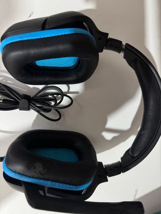 Cascos Logitech Negro y Azul