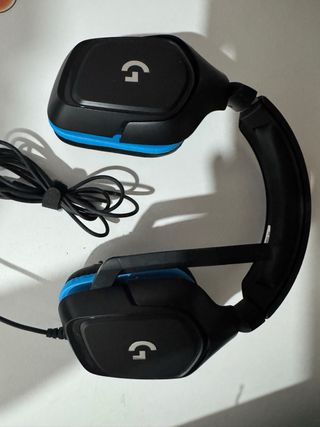 Cascos Logitech Negro y Azul