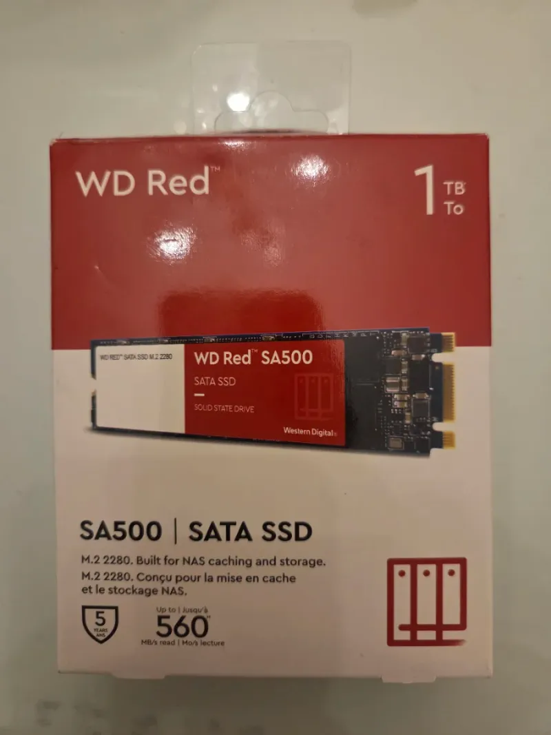 WD Red SA500 NAS SSD 1TB M.2 2280