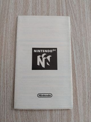 MANUAL DE PRECAUCIONES PAL EUR-3 NINTENDO 64
