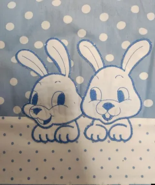 Saco capazo bebé con conejitos SOLO ENVIO