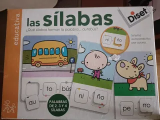 Juego educativo Las Sílabas Diset